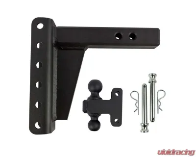 BulletProof Hitches BulletProof 2.0" Heavy Duty 6" Drop/Rise Hitch, 22,000 lb Capacity - HD206