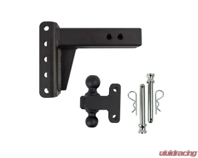 BulletProof Hitches BulletProof 2.5" Heavy Duty 4" Drop/Rise Hitch 22K Capacity - HD254