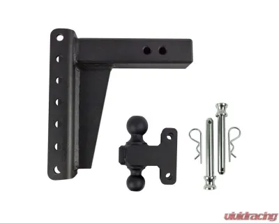 BulletProof Hitches BulletProof 2.5" Heavy Duty 8" Drop/Rise Hitch, 22,000 lb Capacity - HD258