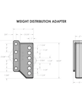 BulletProof Hitches Heavy Duty Weight Distribution Adapter, 2" Wide, 6,500 lbs Rated                                     - HDWDA - Image 6