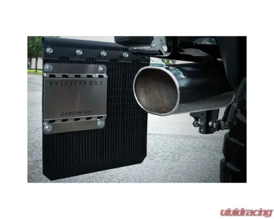 BulletProof Hitches BulletProof Heat Shield for Mudflap - Stainless Steel Exhaust Protection - HEATSHIELD