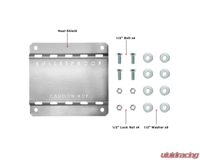 BulletProof Hitches BulletProof Heat Shield for Mudflap - Stainless Steel Exhaust Protection - HEATSHIELD