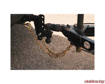 BulletProof LDCHAINS Light Duty 1/4" Safety Chains 37" Length 12,600 lb Capacity Pair - LDCHAINS