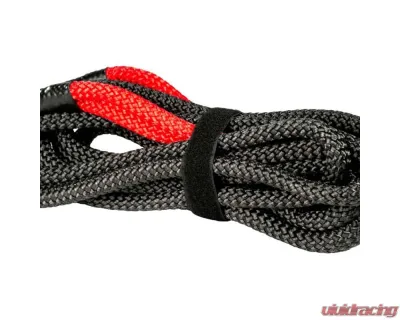 BulletProof Hitches BulletProof Light Duty 1/2" x 20' Kinetic Recovery Rope, 7700 lb Strength, Black - LDKINETICROPE
