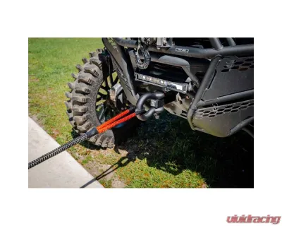 BulletProof Hitches BulletProof Light Duty 1/2" x 20' Kinetic Recovery Rope, 7700 lb Strength, Black - LDKINETICROPE