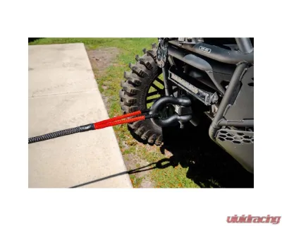 BulletProof Hitches BulletProof Light Duty 1/2" x 20' Kinetic Recovery Rope, 7700 lb Strength, Black - LDKINETICROPE