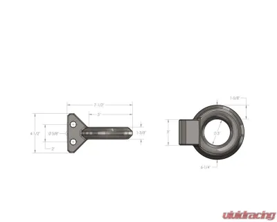 BulletProof Hitches BulletProof Loop Lunette Ring Attachment for Medium to Extreme Duty Hitches - LOOP
