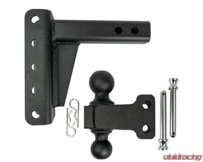 BulletProof Hitches BulletProof 2.0" Medium Duty 4" Drop/Rise Hitch, 14K Capacity - MD204