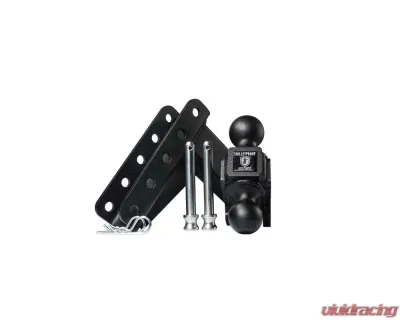 BulletProof Hitches BulletProof 2.5" Medium Duty 4" Drop/Rise Hitch, 14,000 lb Capacity - MD254