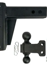 BulletProof Hitches BulletProof 2.5" Medium Duty 4" Drop/Rise Hitch, 14,000 lb Capacity                                     - MD254 - Image 4