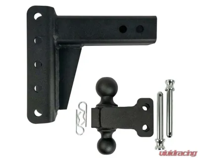 BulletProof Hitches BulletProof 2.5" Medium Duty 4" Drop/Rise Hitch, 14,000 lb Capacity - MD254