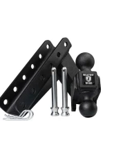 BulletProof Hitches BulletProof 2.5" Medium Duty 6" Drop/Rise Hitch, 14,000 lb Capacity                                     - MD256 - Image 3