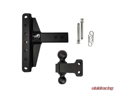 BulletProof Hitches BulletProof 2.5" Medium Duty 4" & 6" Offset Hitch, 14,000 lb Capacity - MD25OFFSET