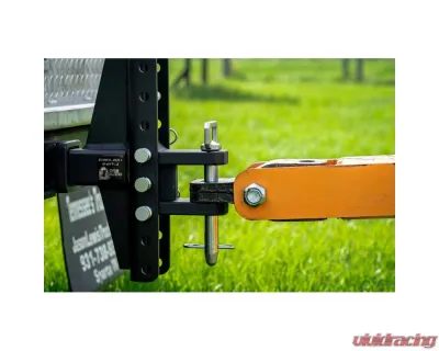 BulletProof Hitches Medium Duty 2-Tang Clevis with 1" Pin, 14,000 lb Capacity, Steel - MD2TANG