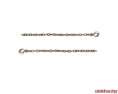 BulletProof MDCHAINS Medium Duty 5/16" Safety Chains 38" Length 18,800 lb Capacity Pair - MDCHAINS