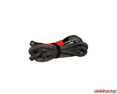 BulletProof Hitches Medium Duty 3/4" x 20' Kinetic Recovery Rope, 19,200 lb Break Strength, Black - MDKINETICROPE