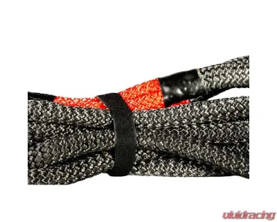 BulletProof Hitches Medium Duty 3/4" x 20' Kinetic Recovery Rope, 19,200 lb Break Strength, Black - MDKINETICROPE