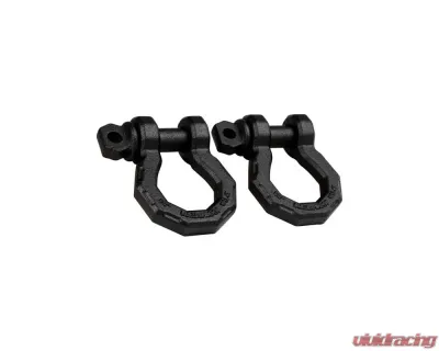 BulletProof Hitches BulletProof Channel Shackles Pair - 1/2" Shackles, 5/8" Bolts, 6,500 lbs Rating - SMALLSHACKLE