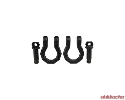 BulletProof Hitches BulletProof Channel Shackles Pair - 1/2" Shackles, 5/8" Bolts, 6,500 lbs Rating - SMALLSHACKLE