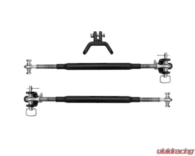 BulletProof Hitches BulletProof Frame-Mounted Hitch Stabilizer Bars, Adjustable 29"-39" Heavy-Duty Steel - STABILIZERBARS