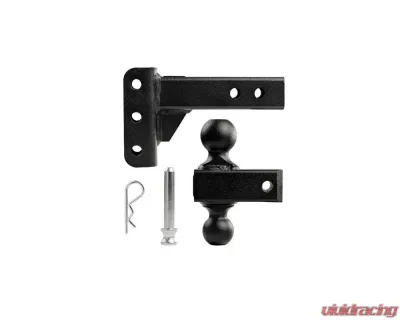 BulletProof Hitches BulletProof 2.0" Light Duty 2" Drop/Rise Hitch for UTV, Jeep, SUV, F150 - LD202