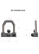 BulletProof Hitches BulletProof Extreme Duty Coupler Lock for 1-7/8", 2", 2-5/16" Trailer Couplers                                     - EDCOUPLERLOCK - Image 6