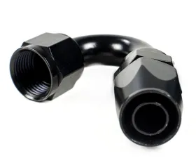 System1 Designs 180 Degree -10AN Black Hose End