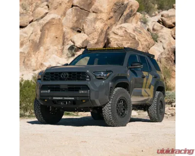 C4 Fabrication Powdercoat Lo-Pro Winch Bumper Toyota 4Runner 6th Gen 2025+ - 1125-10300-01NA