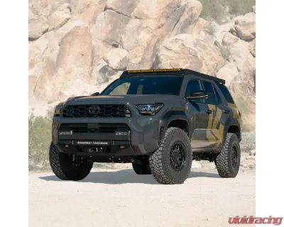 C4 Fabrication Powdercoat Lo-Pro Winch Bumper Toyota 4Runner 6th Gen 2025+ - 1125-10300-01NA