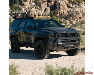 C4 Fabrication Powdercoat Lo-Pro Winch Bumper Toyota 4Runner 6th Gen 2025+ - 1125-10300-01NA