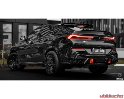 Larte Design Carbon Fiber Side Skirts BMW X6 GC06 LCI 2023-2026 - X6-LR-003.01/02.C