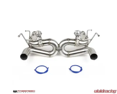 Fabspeed Valvetronic X-Pipe Exhaust System Ferrari F8 Tributo 2020-2022 - FS.FER.F8.VE