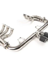 Fabspeed Race Competition Exhaust System w/Single Wall Brushed SS Tips Porsche 992 GT3 2022+                                     - FS.POR.992GT3.LTRHSBR - Image 2