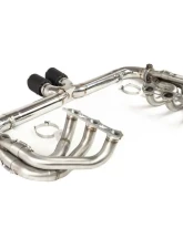 Fabspeed Race Competition Exhaust System w/Single Wall Brushed SS Tips Porsche 992 GT3 2022+                                     - FS.POR.992GT3.LTRHSBR - Image 3