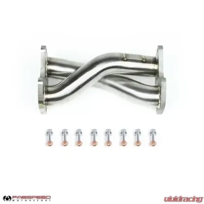 Fabspeed Rear Center Muffler Bypass X Pipe Ferrari F8 Tributo 2020-2022 - FS.FER.F8.MB