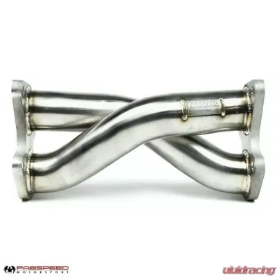 Fabspeed Rear Center Muffler Bypass X Pipe Ferrari F8 Tributo 2020-2022 - FS.FER.F8.MB