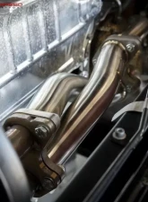Fabspeed Rear Center Muffler Bypass X Pipe Ferrari F8 Tributo 2020-2022                                     - FS.FER.F8.MB - Image 6
