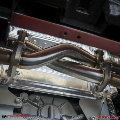 Fabspeed Rear Center Muffler Bypass X Pipe Ferrari F8 Tributo 2020-2022 - FS.FER.F8.MB