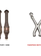 Fabspeed Secondary Race X-Pipes Aston Martin DB9 2004-2016                                     - FS.ASM.DB9.CBXP - Image 3