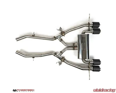 Fabspeed Valvetronic Exhaust System w/ Polished Stainless Steel Tips BMW M3 | M4 (G80/G82) 2021+ - FS.BMW.G8X.VLVP