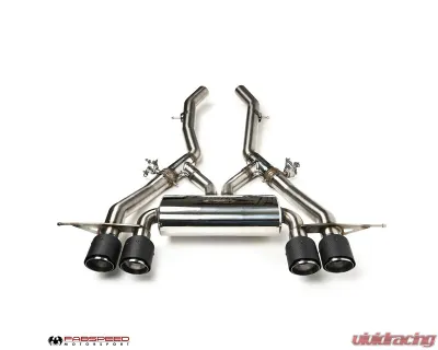 Fabspeed Valvetronic Exhaust System w/ Polished Stainless Steel Tips BMW M3 | M4 (G80/G82) 2021+ - FS.BMW.G8X.VLVP