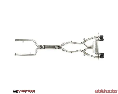 Fabspeed Supersport X-Pipe Valvetronic Exhaust System w/ Polished Stainless Steel Tips BMW M3 | M4 (G80/G82) 2021+ - FS.BMW.G8X.VLVMPP