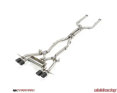 Fabspeed Supersport X-Pipe Valvetronic Exhaust System w/ Polished Stainless Steel Tips BMW M3 | M4 (G80/G82) 2021+ - FS.BMW.G8X.VLVMPP