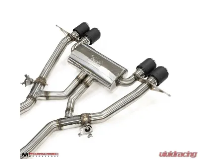 Fabspeed Supersport X-Pipe Valvetronic Exhaust System w/ Polished Stainless Steel Tips BMW M3 | M4 (G80/G82) 2021+ - FS.BMW.G8X.VLVMPP