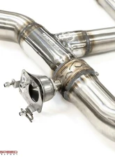 Fabspeed Supersport X-Pipe Valvetronic Exhaust System w/ Polished Stainless Steel Tips BMW M3 | M4 (G80/G82) 2021+                                     - FS.BMW.G8X.VLVMPP - Image 4