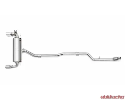 Fabspeed Valvetronic Performance Exhaust System w/ Polished Stainless Steel Tips BMW F22 M235i RWD 2014-2016 - FS.BMW.M235.VLVPR