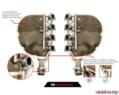 Fabspeed High Performance Header Blankets Ferrari 360 1999-2005 - FS.FER.360.HDRBL