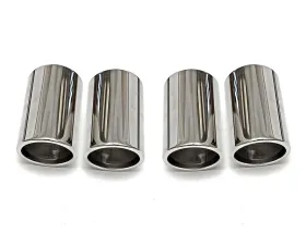 Fabspeed Polished Slip-on Tip Covers Ferrari F430 2005-2009