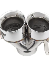 Fabspeed Polished Stainless Steel Deluxe Quad Style Tips Lamborghini Gallardo 2004-2008                                     - FS.LAM.GDO.QDTP - Image 3