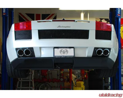 Fabspeed Polished Stainless Steel Deluxe Quad Style Tips Lamborghini Gallardo 2004-2008 - FS.LAM.GDO.QDTP